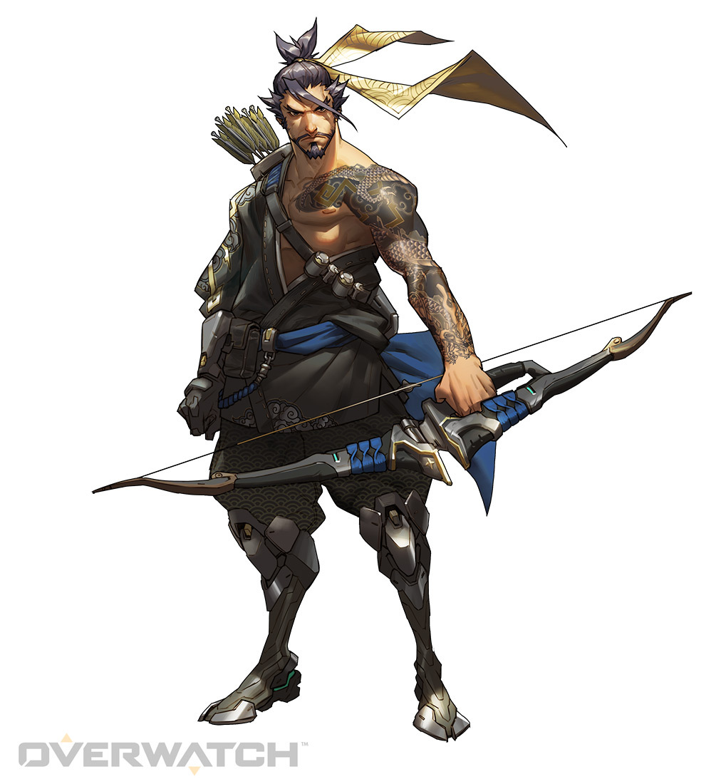 Hanzo is one of the heroes of Defense Mode in Overwatch. (Image: Blizzard)