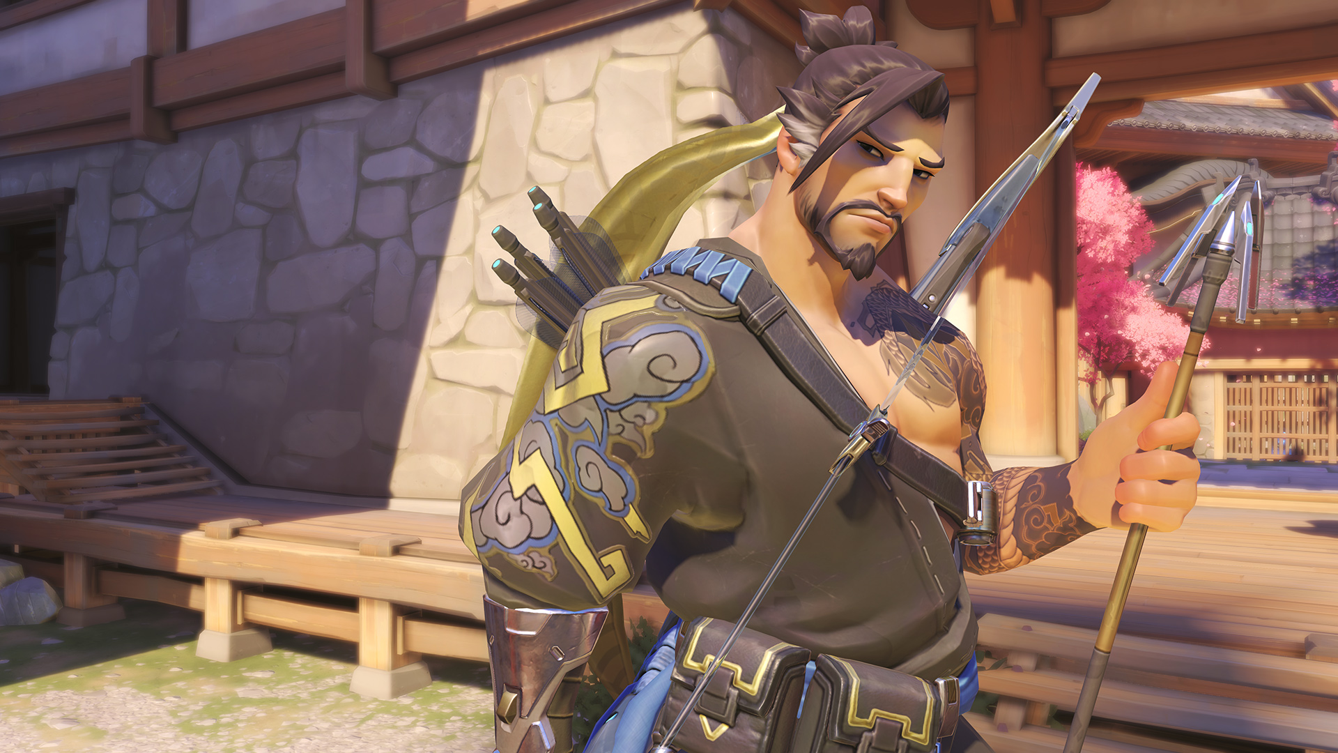 Hanzo foi retirado temporariamente de Overwatch 2 após sua arma