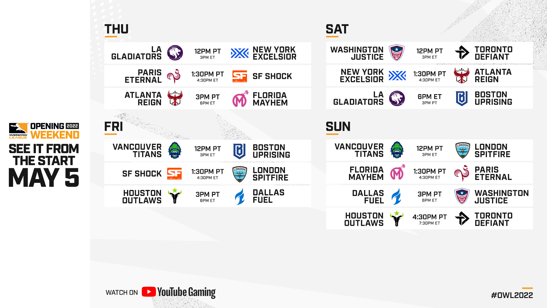 Your Guide to Opening Weekend—!Drops, Co-Streams, and More! The Overwatch League
