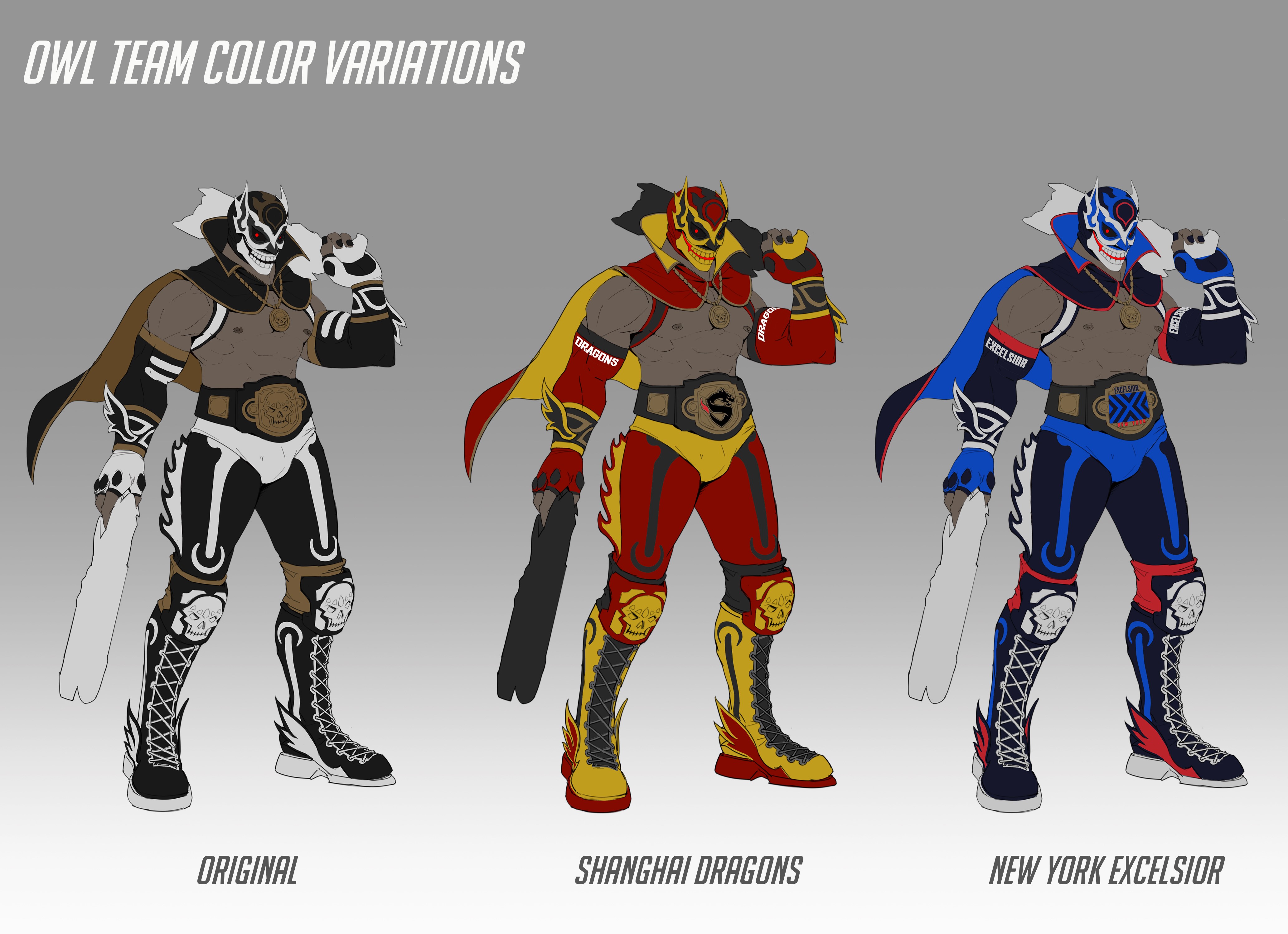 Overwatch League on X: You can get all four of these skins by