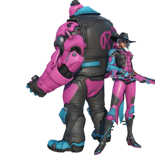 Check Out How The Overwatch Team Made Those Killer D.Va And Reinhardt  All-Stars Skins