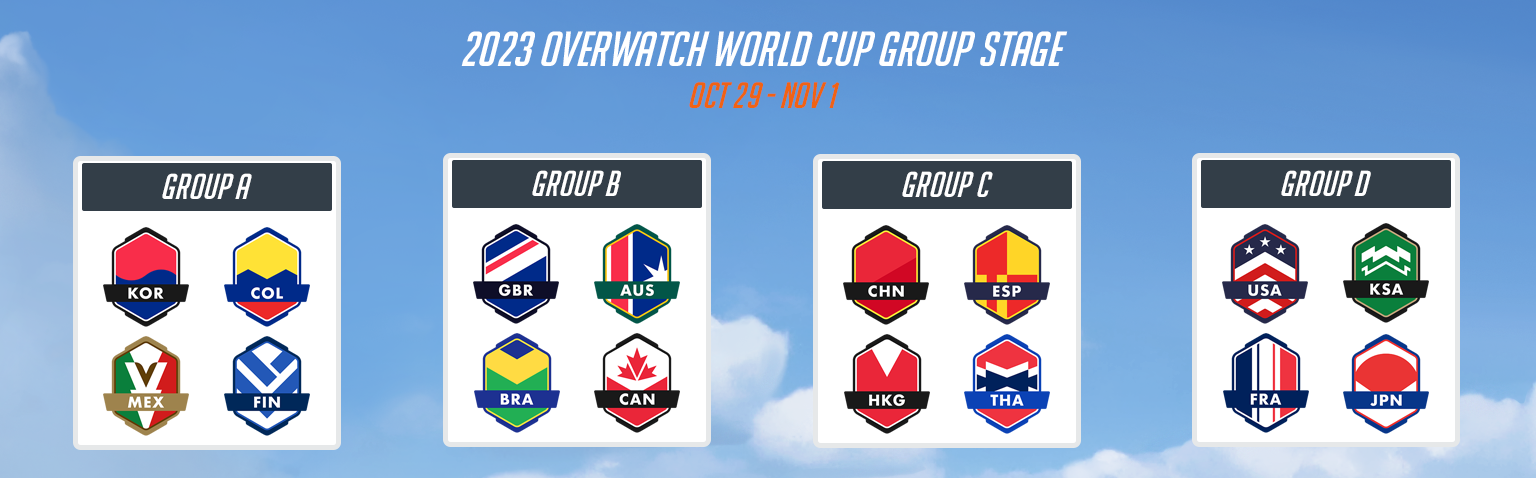 Overwatch World Cup 2023 teams announced, format revealed