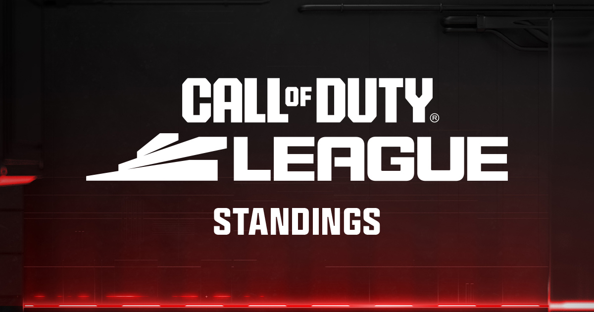 CDL Points Standings Call Of Duty League